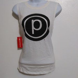 Pure Barre Women's Muscle Summer Tank Top. 100% Cotton